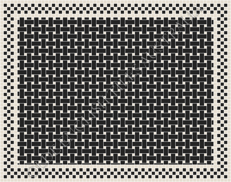 - Monte Carlo 2 50 x 23.5 and 12 x 12 Black with White