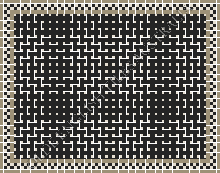 - Monte Carlo 2 50 x 23.5 and 12 x 12 Black with White