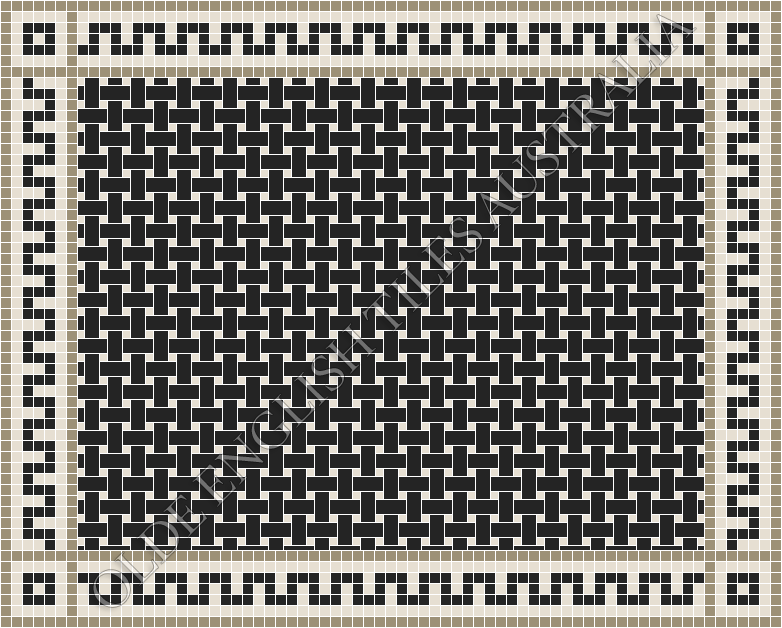 - Monte Carlo 2 50 x 23.5 and 12 x 12 Black with White