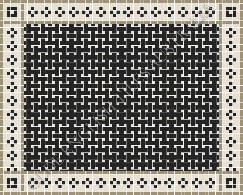 - Monte Carlo 2 50 x 23.5 and 12 x 12 Black with White