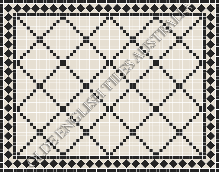 - Ritz 20 White with Black Pattern