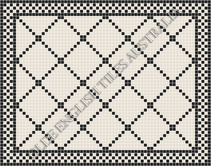 - Ritz 20 White with Black Pattern
