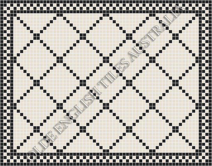 - Ritz 20 White with Black Pattern