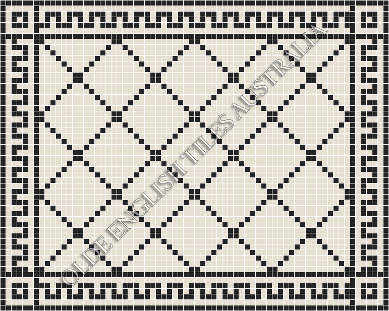 - Ritz 20 White with Black Pattern