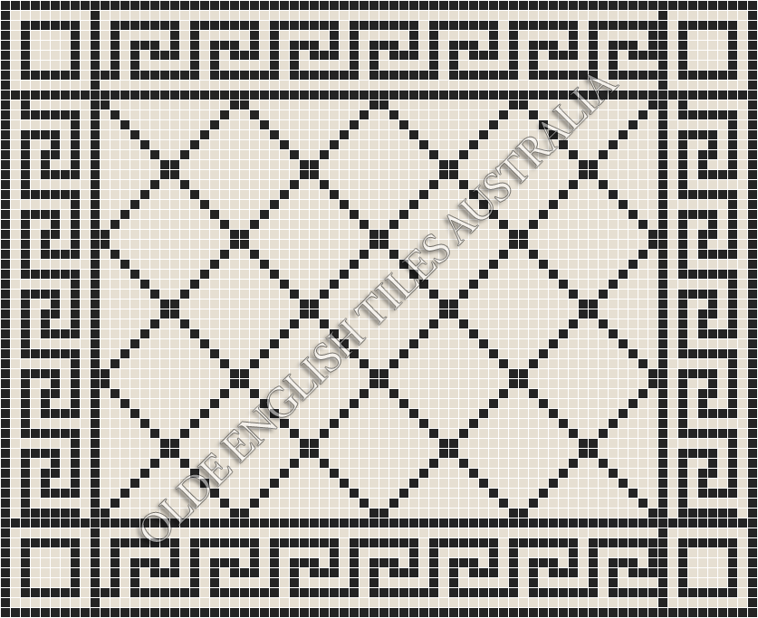 - Ritz 20 White with Black Pattern