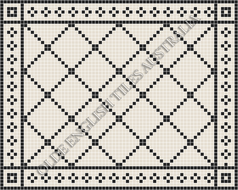 - Ritz 20 White with Black Pattern