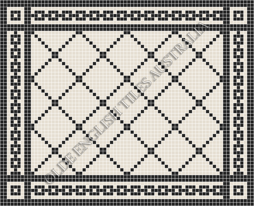 - Ritz 20 White with Black Pattern