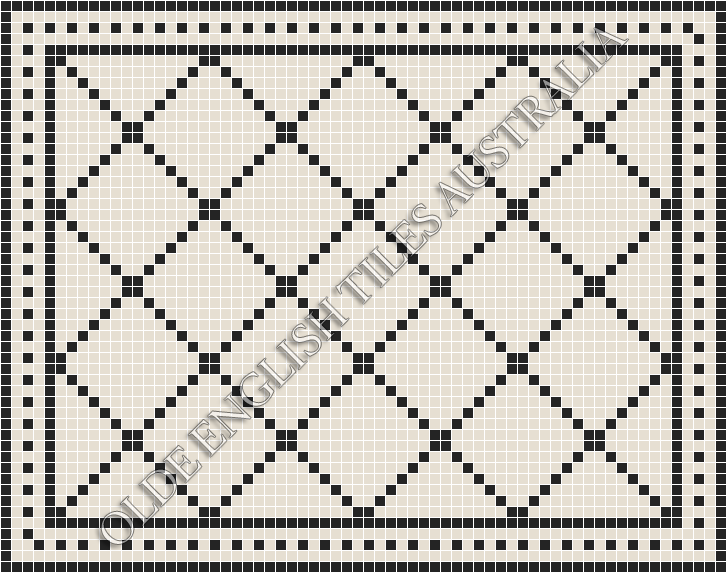- Ritz 20 White with Black Pattern