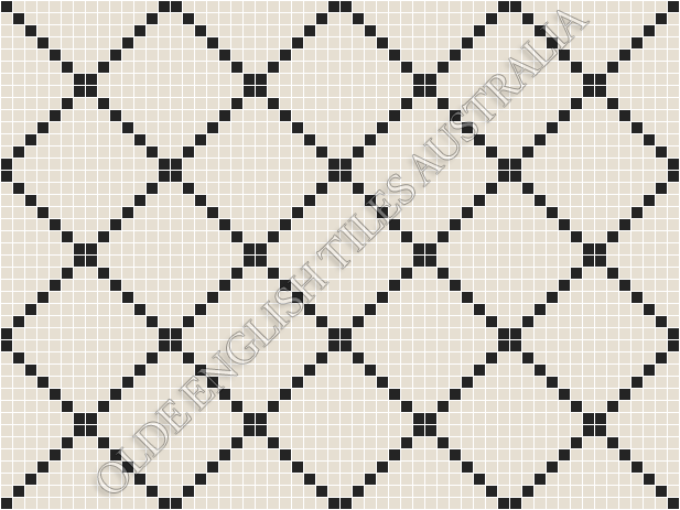 - Ritz 20 White with Black Pattern