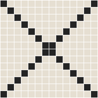 - Ritz 20 White with Black Pattern