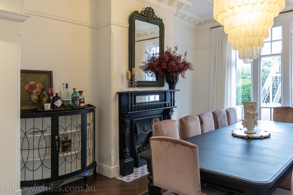 Cremorne Point Residence - Dining Room Fireplace