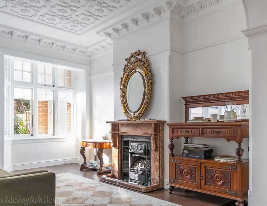 Cremorne Point Residence - Living Room Fireplace