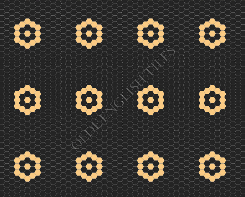  - Empire 25 Black with Oatmeal Pattern