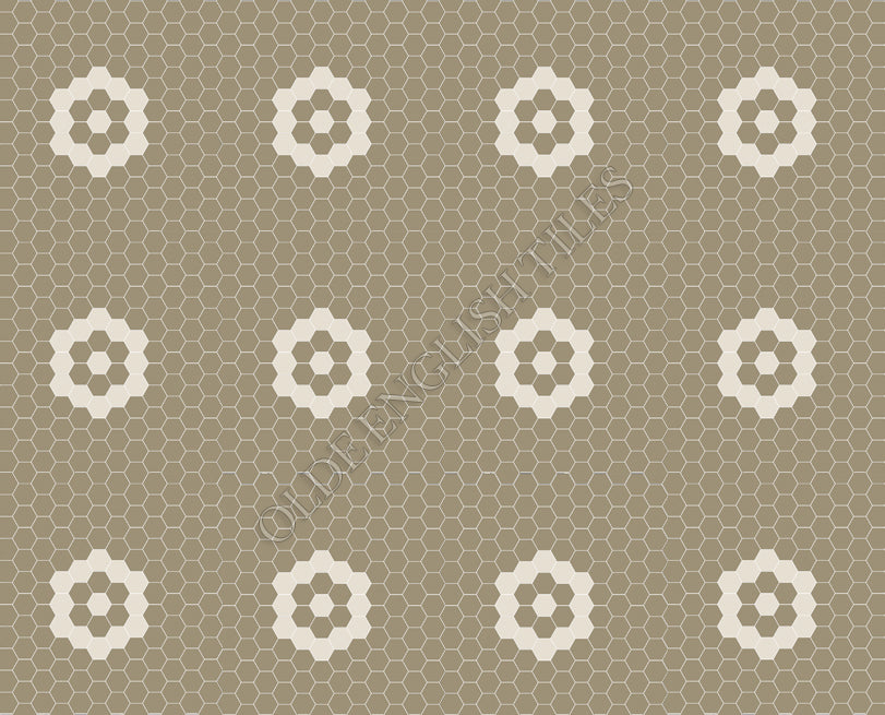  - Empire 25 Light Grey with White Pattern