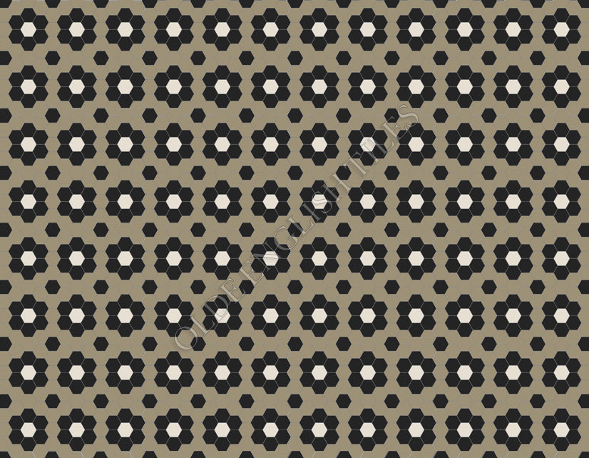  - Palasade 25 Light Grey with Black and White Pattern