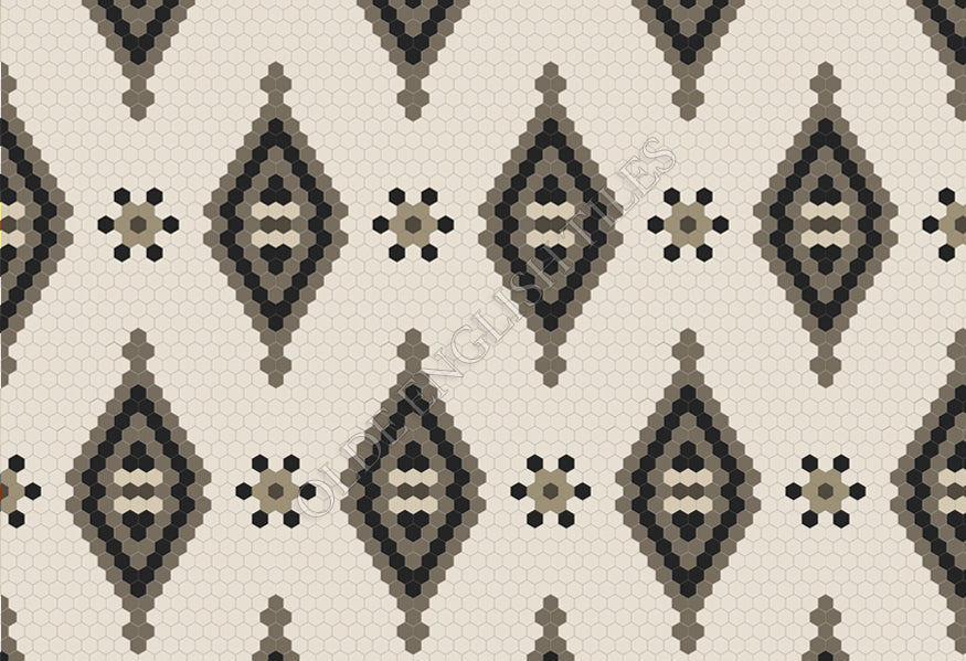 Contemporary Mosaic Patterns - Snowflake