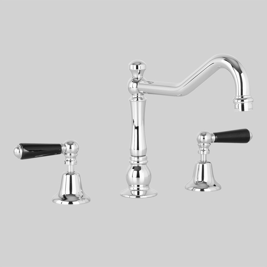  - Classic Olde English Spa & Kitchen Set V2 200mm swivel spout including bodies & tee(flow control option)