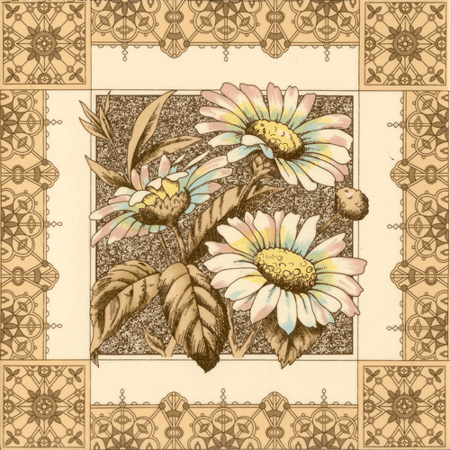  - Margarite hearth tile
