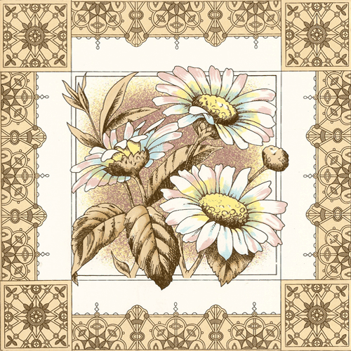 Fireplace Feature Tiles -  Margarite hearth tile