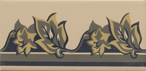 Floral beige 150 x 75 x 6mm (Set of 1)