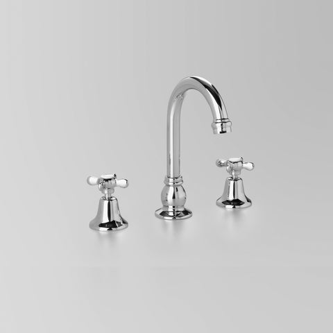 Classic Olde English Basin Set 110mm swivel spout