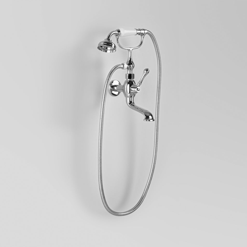 Olde English -  Classic Olde English Bath Shower Diverter with Hand Shower wall mounted