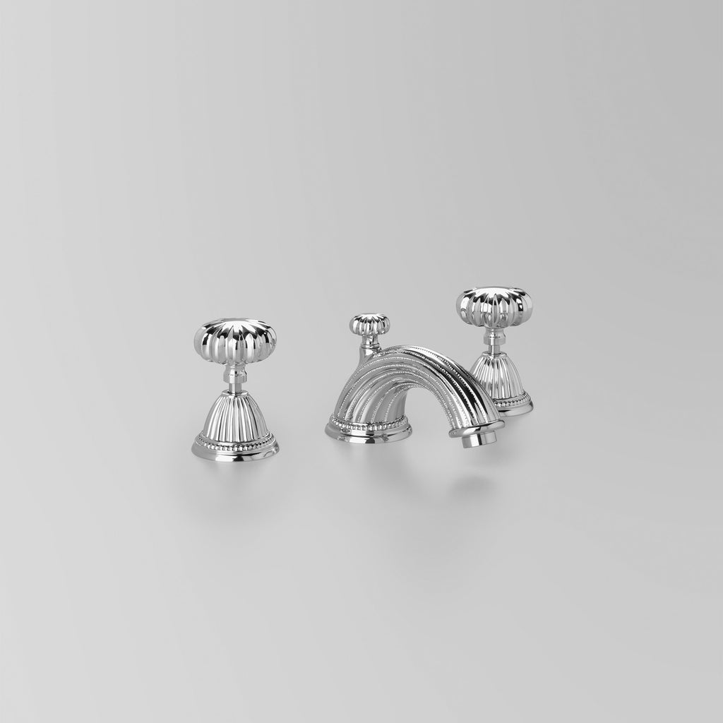 Tap Ware, Showers and Accessories -  Classic Swan Basin Set V2 120mm fixed spout