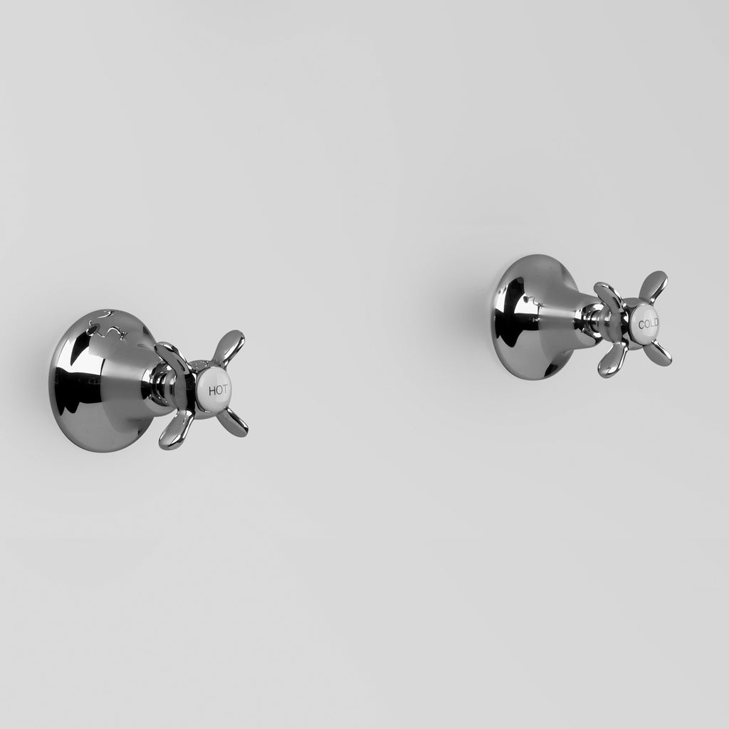  - Classic Olde English Wall Tap Set Pair