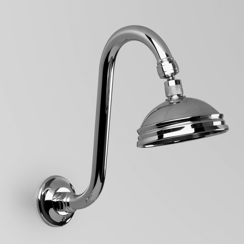 Olde English -  Classic Olde English Shower Arm & Rose Only 100mm ball joint rose