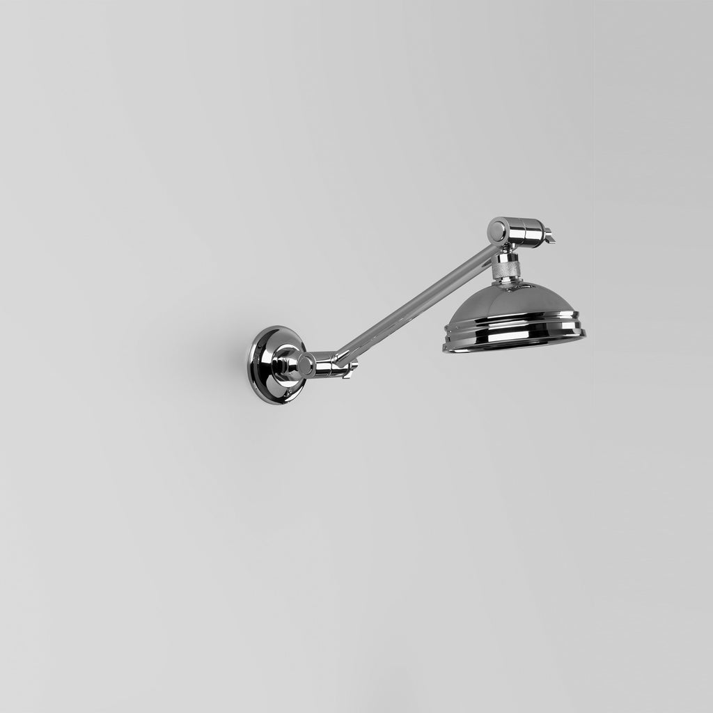 Olde English -  Classic Olde English Shower Set with adjustable arm & Rose Only 100mm ball joint rose