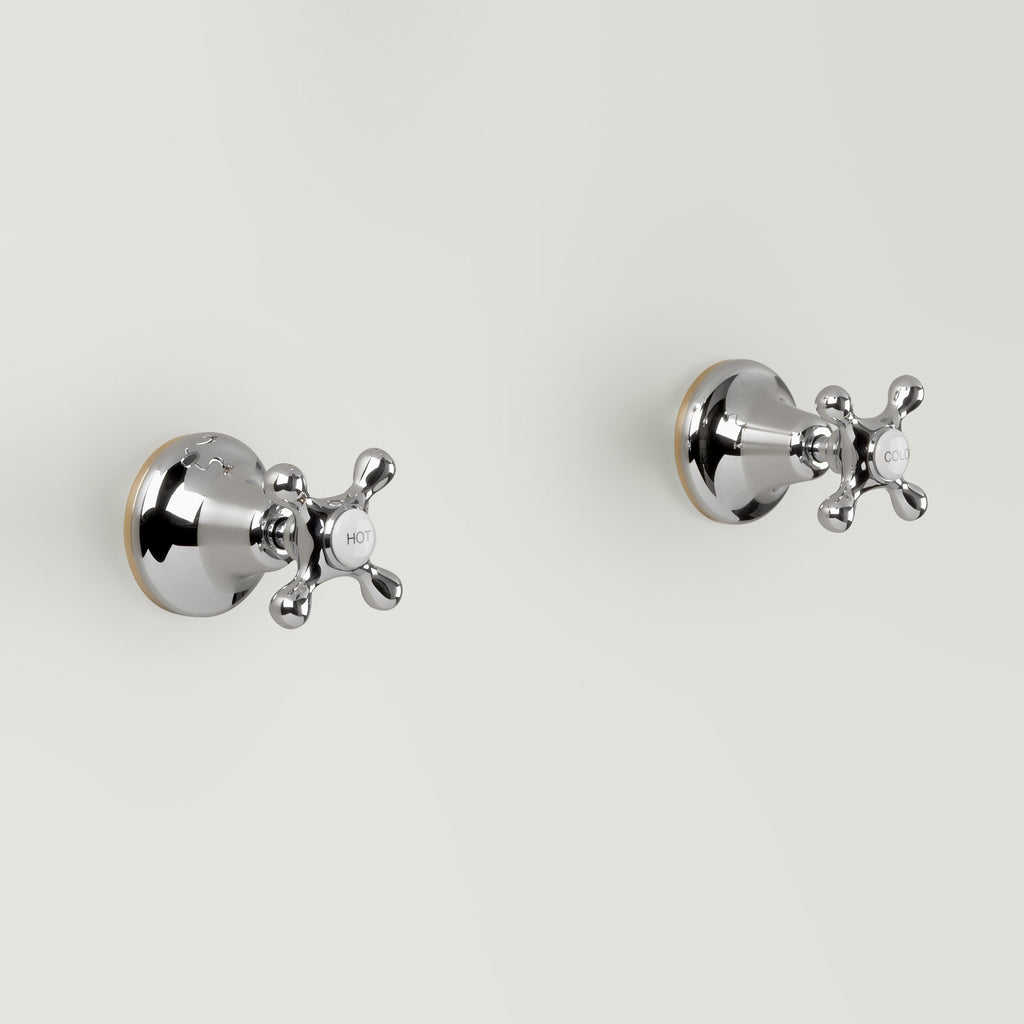 Tap Ware, Showers and Accessories -  Classic Hampton Wall Taps