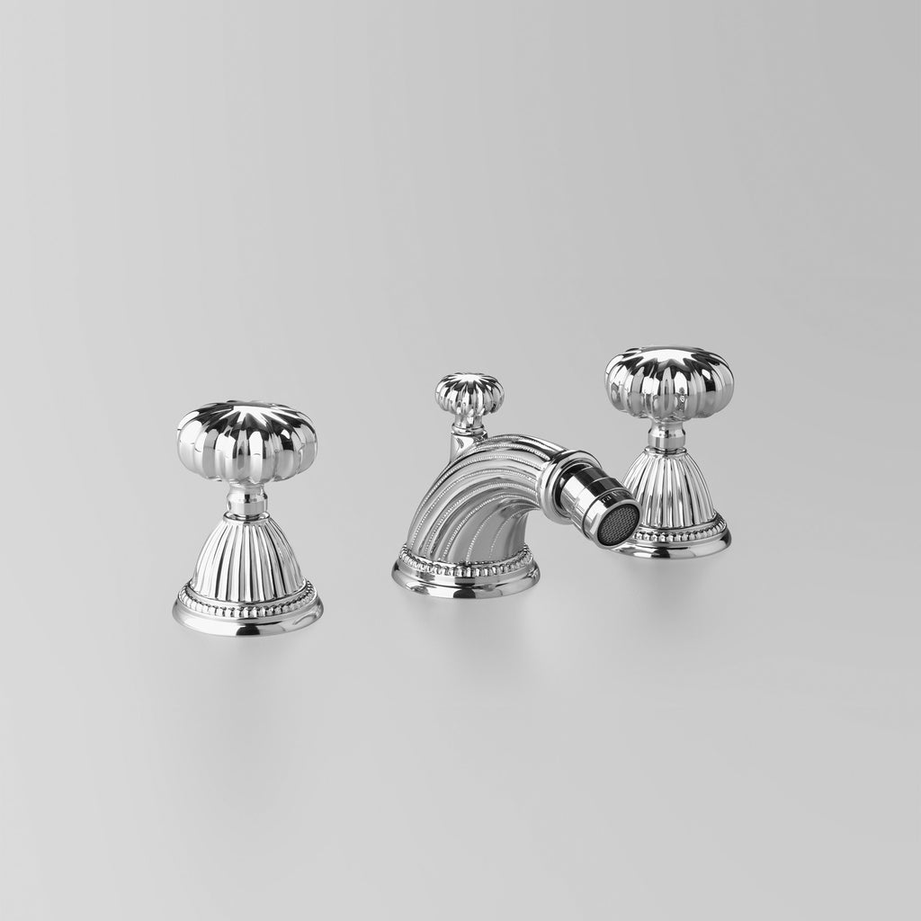 Tap Ware, Showers and Accessories -  Classic Swan Bidet Set with 32mm or 40mm pop up waste