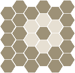 Mosaic Tiles - Algonquin 50 Light Grey with White Pattern