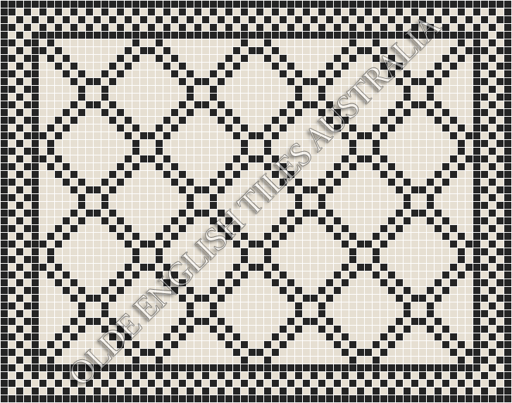  - Astoria 20 White with Black Pattern