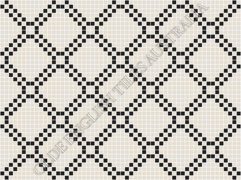 Astoria 20 White with Black Pattern