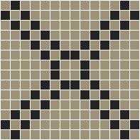 Classic Mosaic Patterns - Astoria 20 Light Grey with Black Pattern