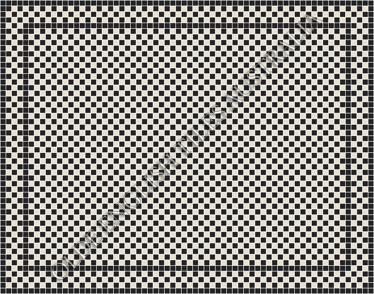  - Barclay 20 Black with White Pattern