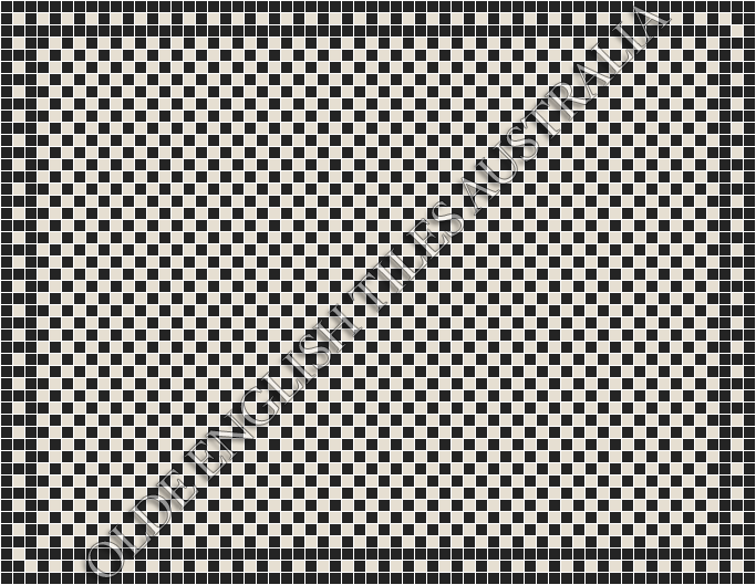  - Barclay 20 Black with White Pattern