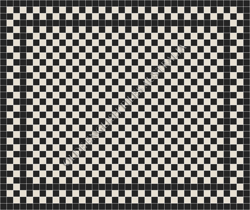  - Barclay 50 Black with White Pattern