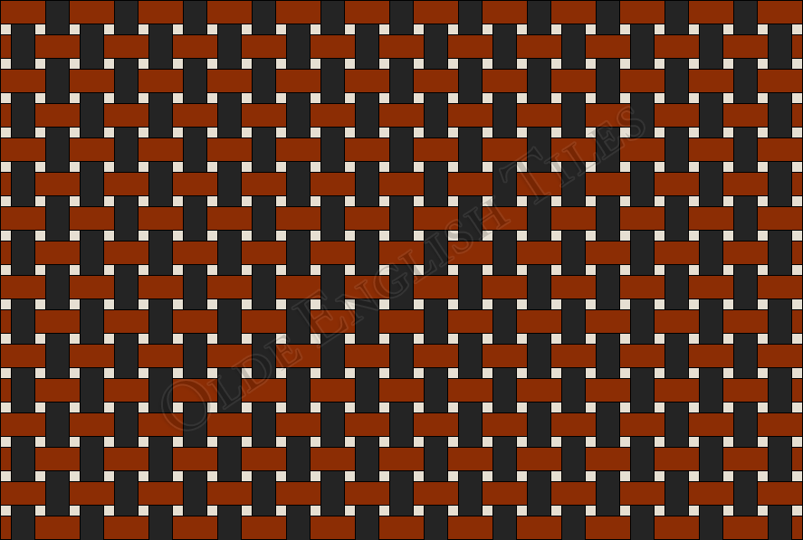 Contemporary Tessellated Patterns - Basket Weave 100
