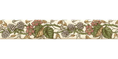 Victorian & Federation Wall Tiles - Berries strip