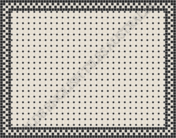  - Monte Carlo 1 50 x 23.5 and 12 x 12 White with Black