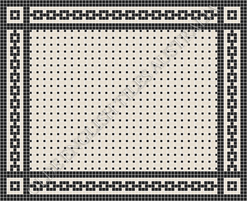  - Monte Carlo 1 50 x 23.5 and 12 x 12 White with Black