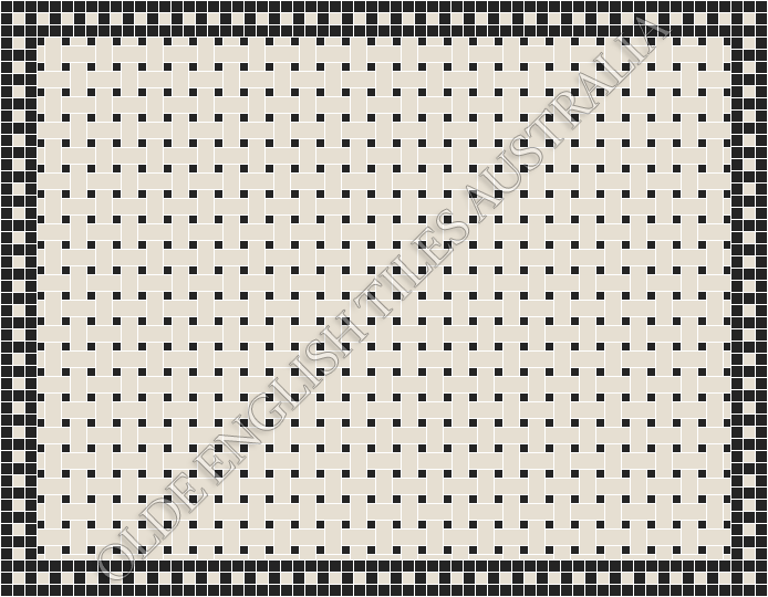  - Monte Carlo 1 50 x 23.5 and 12 x 12 White with Black