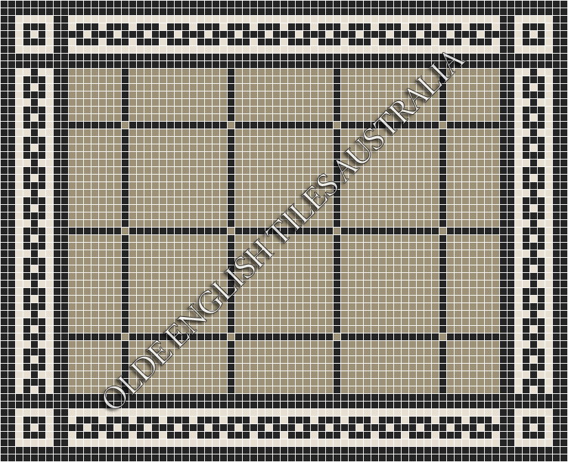  - Brooklyn 20 Light Grey with Black Pattern