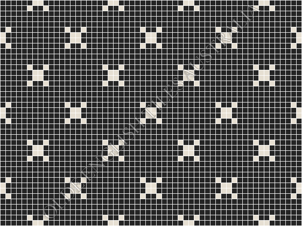 _blog-post_20-classic-mosaic-patterns -  Charleston 20 Black with White Pattern