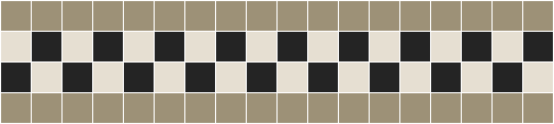 Mosaic Tiles -  Checkerboard 50 Light Grey Black and White Border