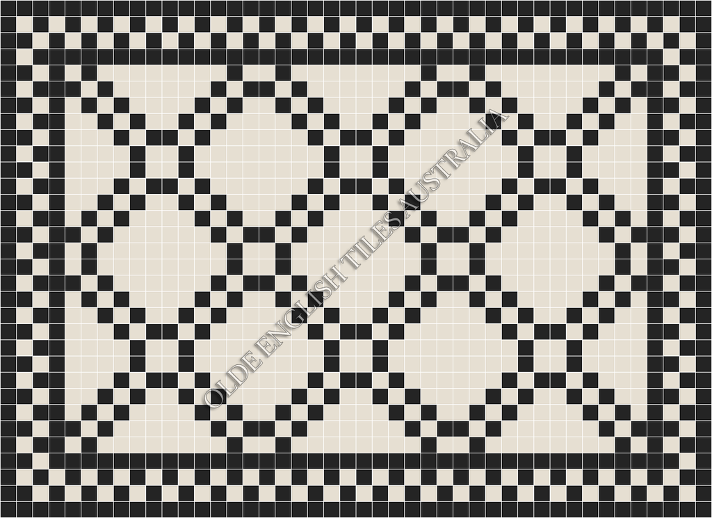  - Chrysler 50 White with Black Pattern