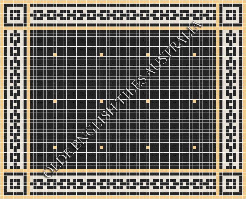  - Confetti 20 Black with Oatmeal Pattern