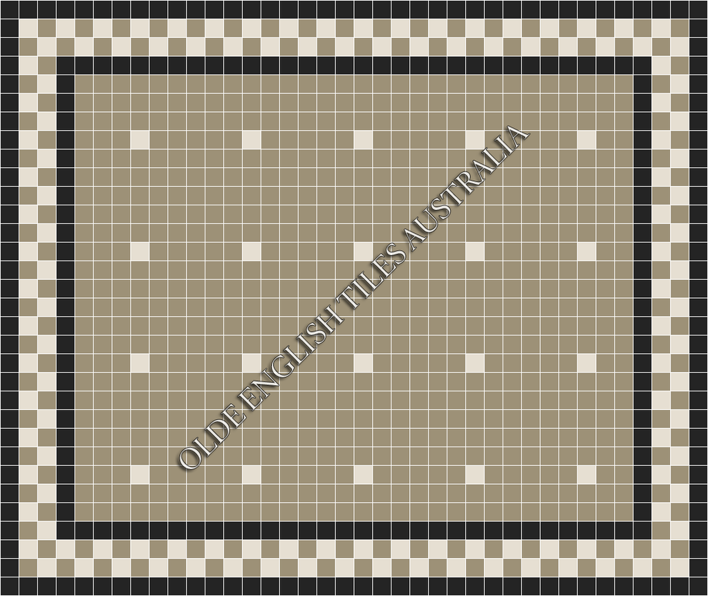 Classic Mosaic Patterns - Confetti 50 Light Grey with White Pattern
